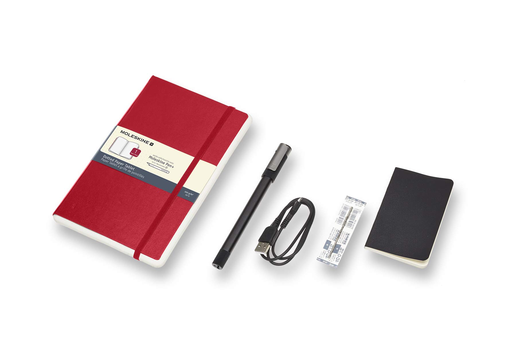 Moleskine Smart Writing Set, Pen+ Ellipse and Notebook Paper